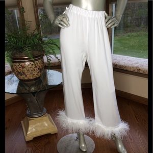 Sleeper Women's Party Boudoir Pants Ostrich Pajama